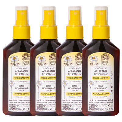 Combo x4: Aclarantes de Cabello Rubio Natural