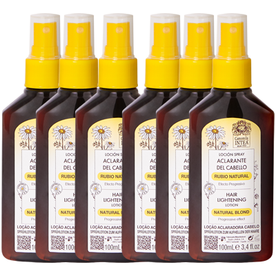 Combo x6: Aclarantes de Cabello Rubio Natural