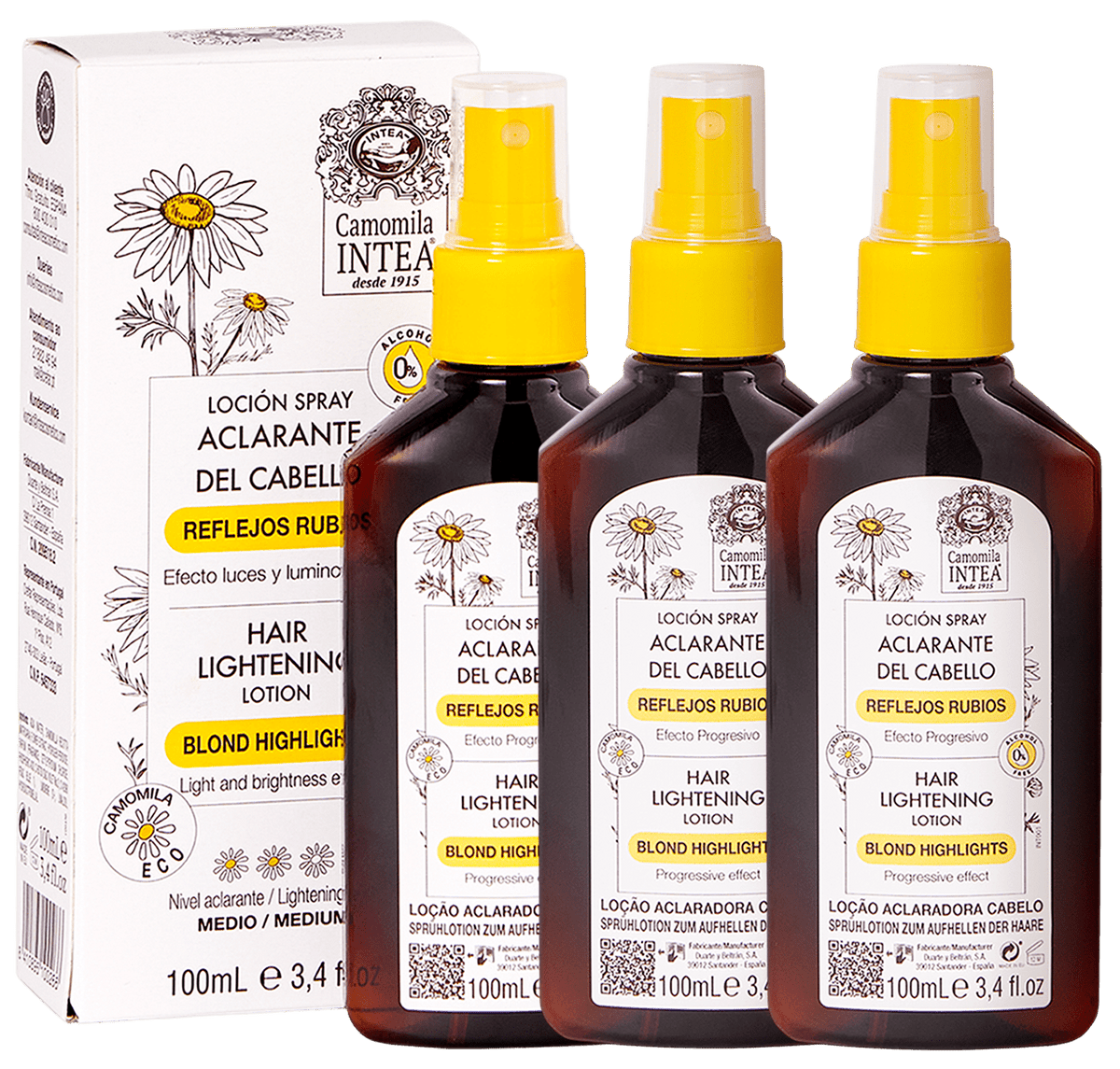 TRI Pack: 3x Aclarantes Reflejos Rubios - Yeliana Beauty Mexico