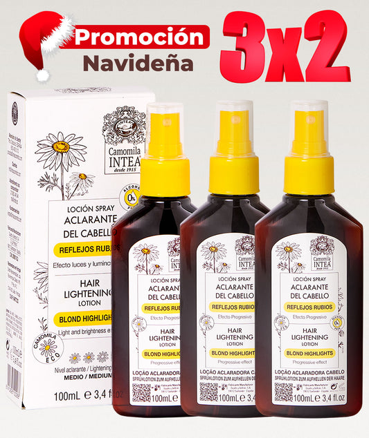 3X2 Aclarante de Cabello Reflejos Rubios