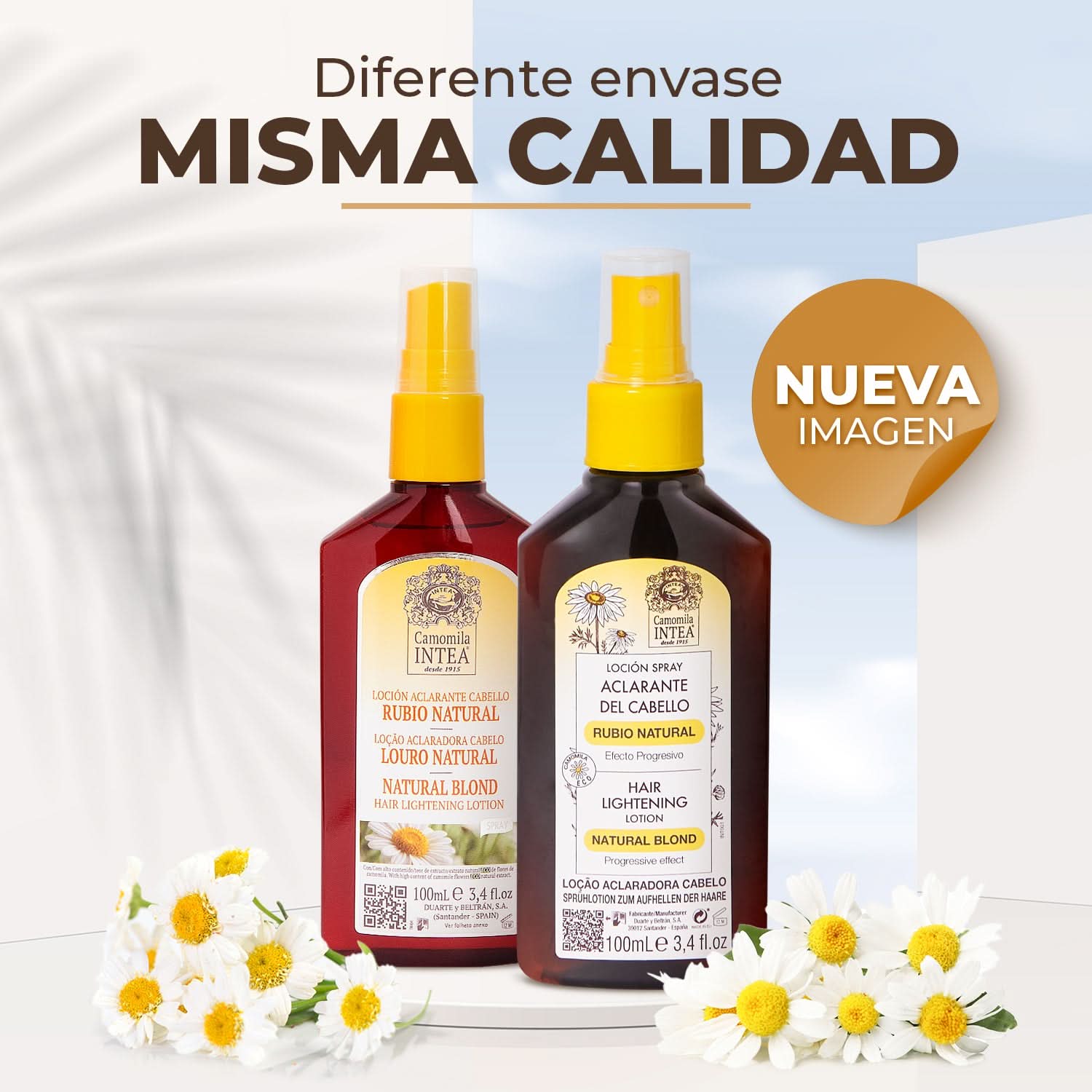 Aclarante de Cabello Rubio Natural.