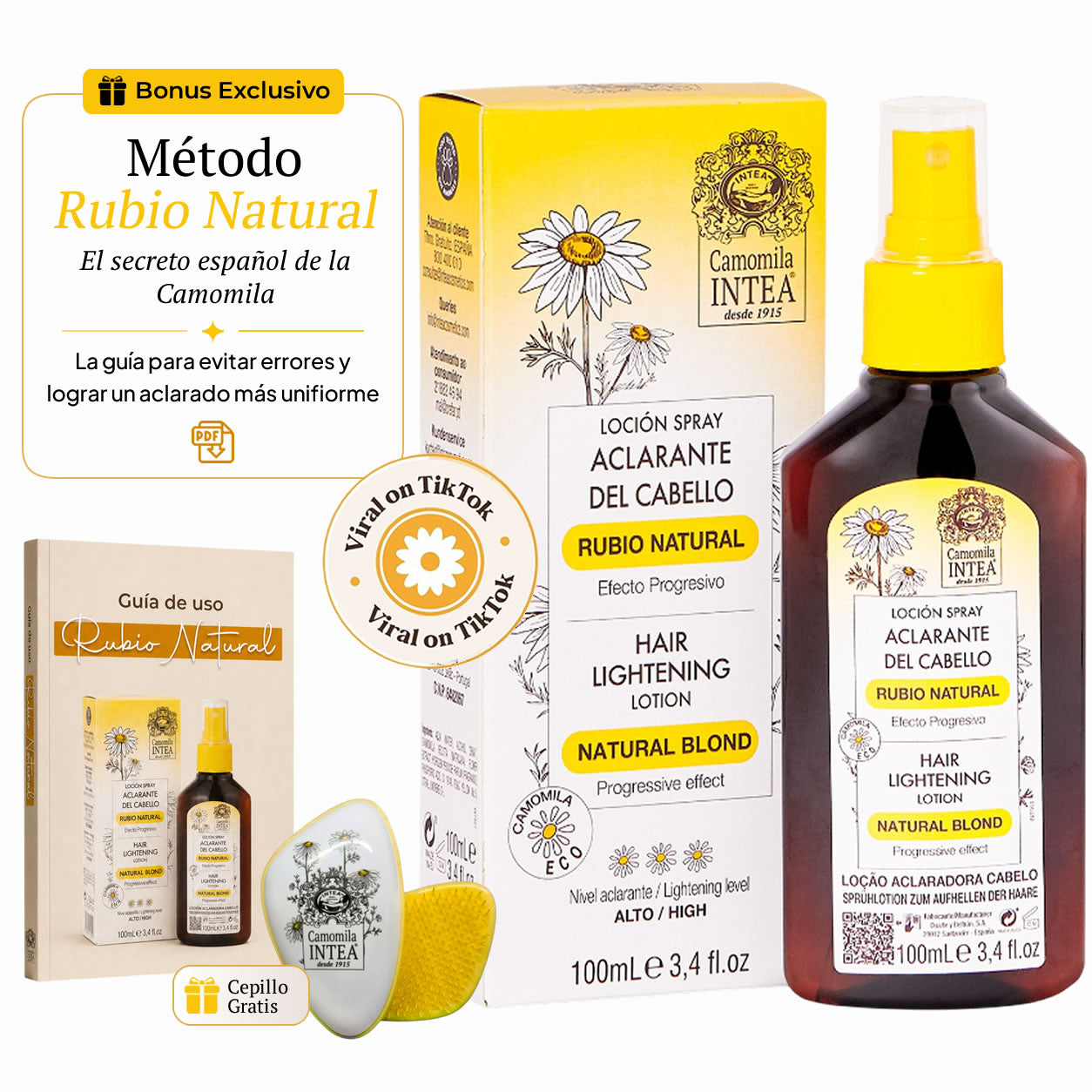 Aclarante de Cabello Rubio Natural