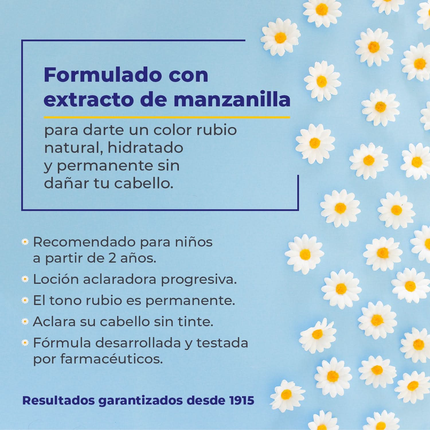 Aclarante de Cabello Rubio Infantil - Yeliana Beauty Mexico