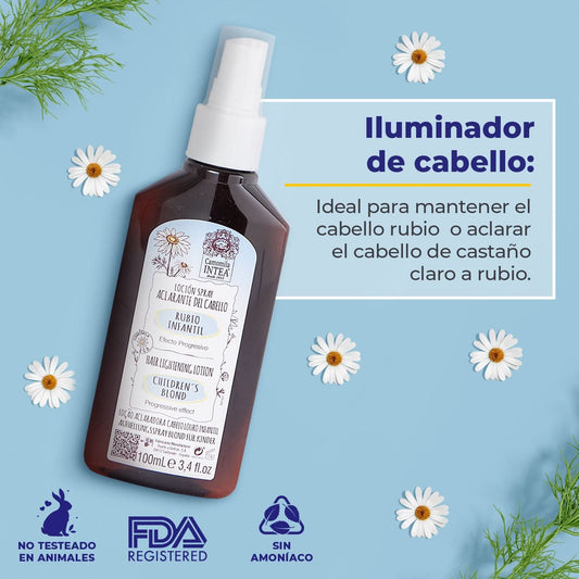 Aclarante de Cabello Rubio Infantil - Yeliana Beauty Mexico