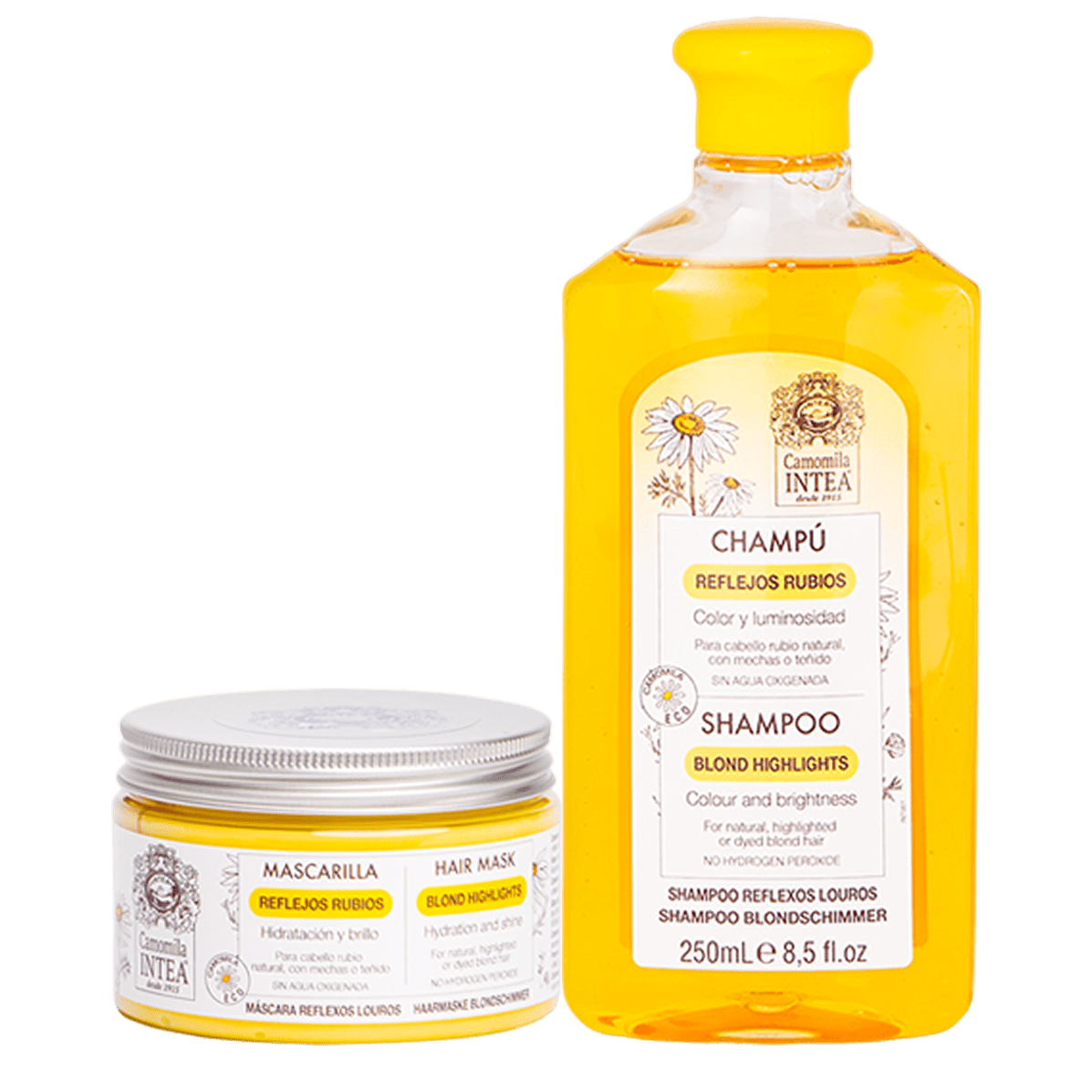 Champú + Mascarilla Reflejos Rubios - Yeliana Beauty Mexico