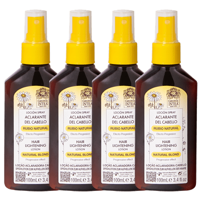 Combo x4: Aclarantes de Cabello Rubio Natural - Yeliana Beauty Mexico