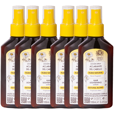 Combo x6: Aclarantes de Cabello Rubio Natural - Yeliana Beauty Mexico