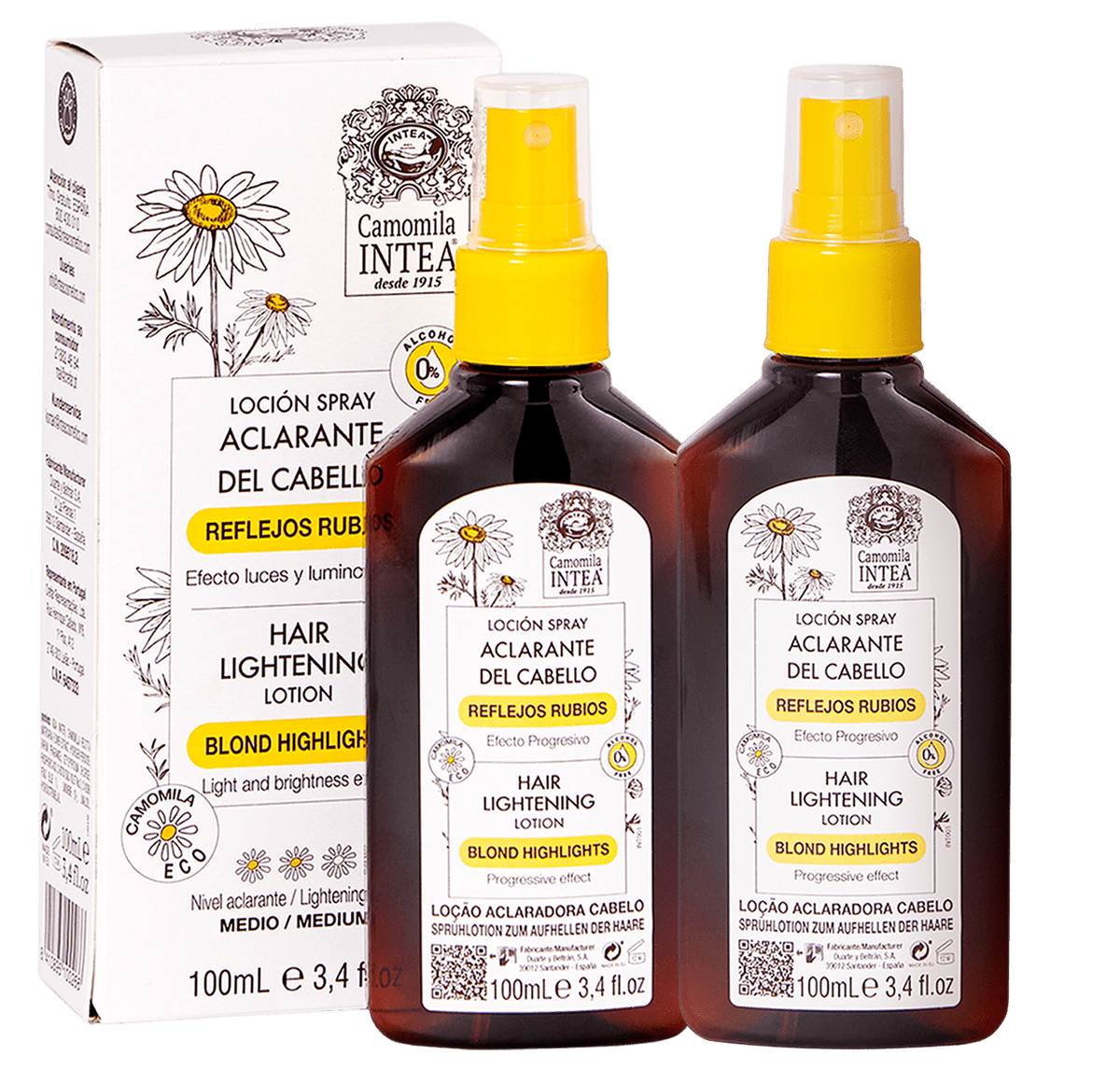 DUO Pack - 2x Aclarantes Reflejos Rubios - Yeliana Beauty Mexico
