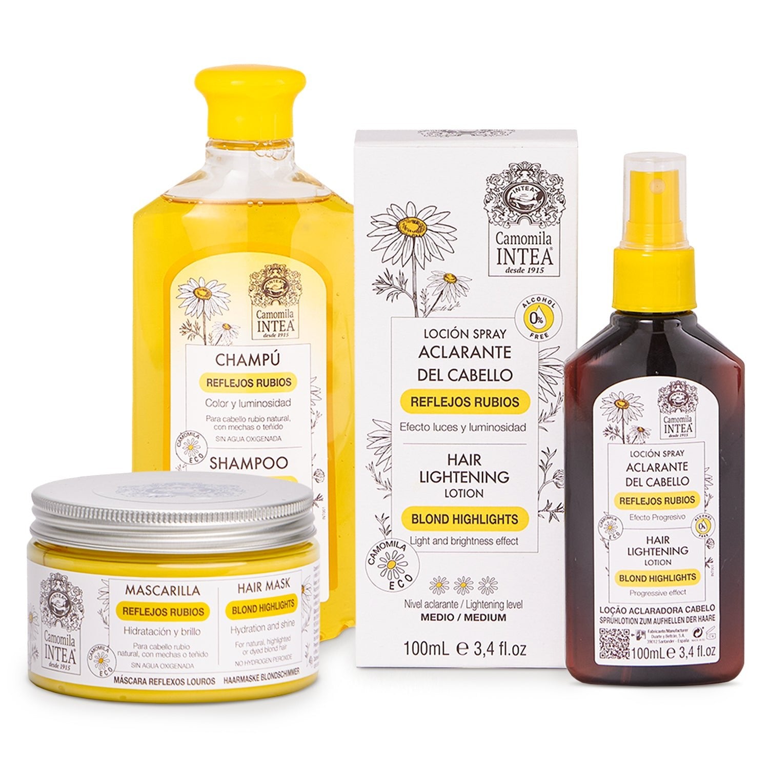 Kit Aclarante - Reflejos Rubios - Yeliana Beauty Mexico