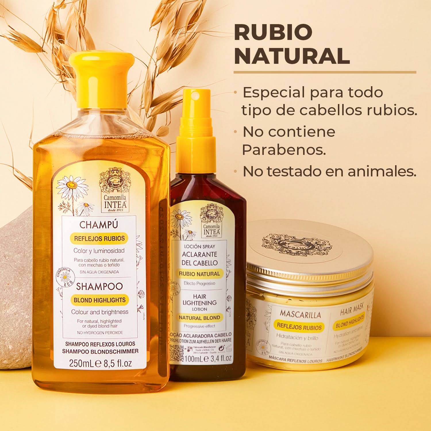 Kit Aclarante Rubio Natural - Yeliana Beauty Mexico