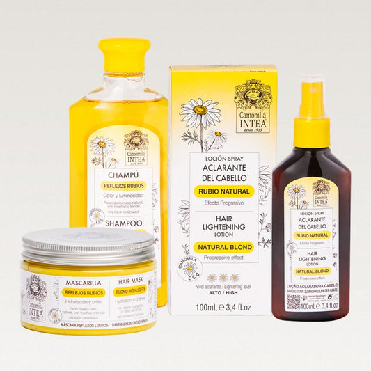 Kit Aclarante Rubio Natural INTEA - Yeliana Beauty Mexico