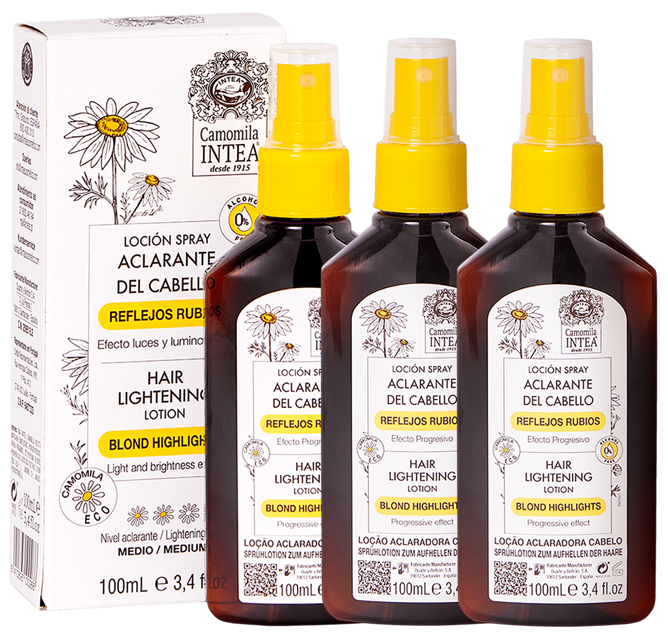 TRI Pack: 3x Aclarantes Reflejos Rubios - Yeliana Beauty Mexico